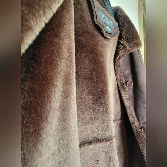 Centigrade Brown Teddy Jacket Plush Warmth - Picture 8 of 10